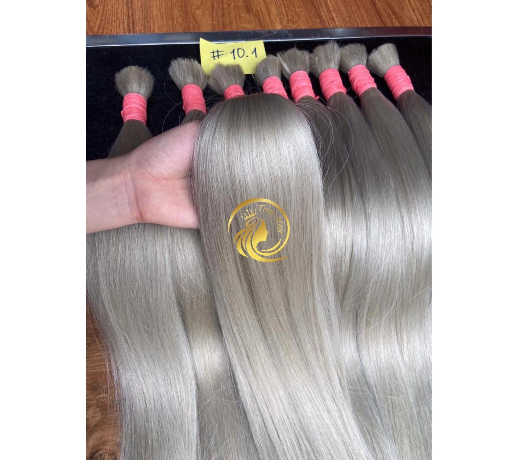 Wholesale Double Drawn Cuticle Aligned Virgin Raw Straight Remy 100% Human Hair Bulk From Vietnam