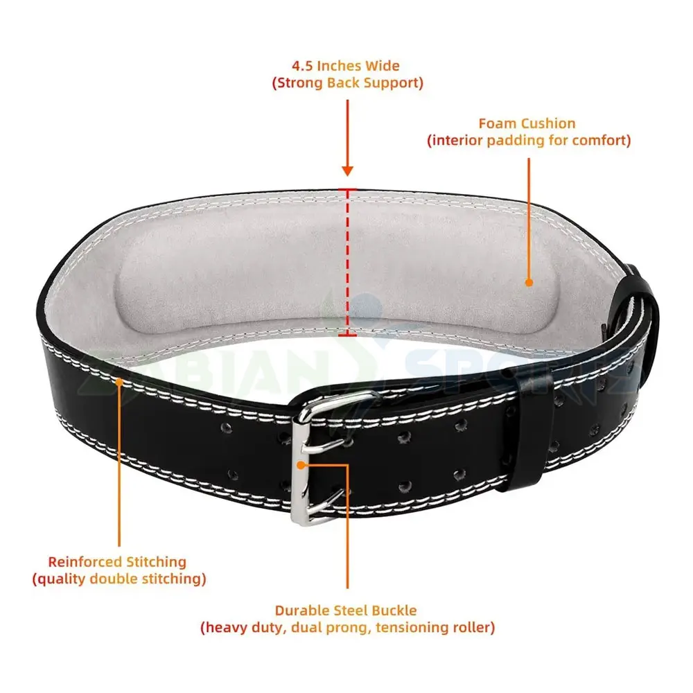 Weightlifting Belt for Men and Women 6 Inch Weight Lifting Belt Workout Back Support Weightlifting Belts