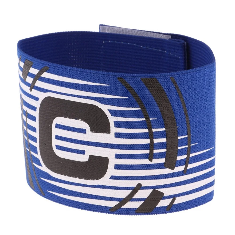 Custom Adjustable Elastic Band Hook and Loop Printed Soccer Elastic Captain Armband
