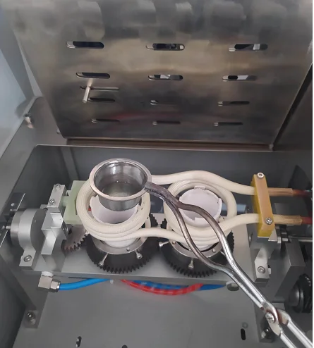 Manufacturer Supply Lirun GRSF-II-A  China Shanghai glass  platinum 0.12T laboratory induction  fusion melting furnace for sale