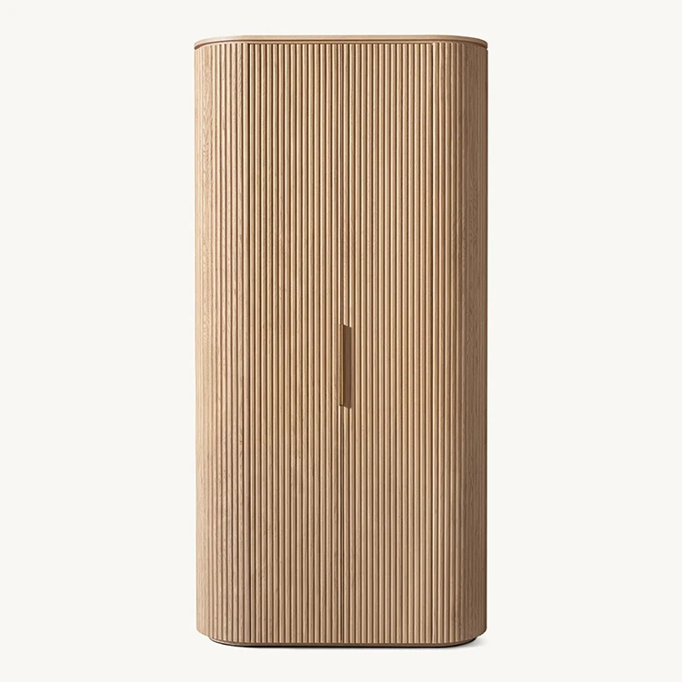 Great Price Byron Cabinet Double Door Oak Wood Cabinet Living Room Furniture Modern Cabinets