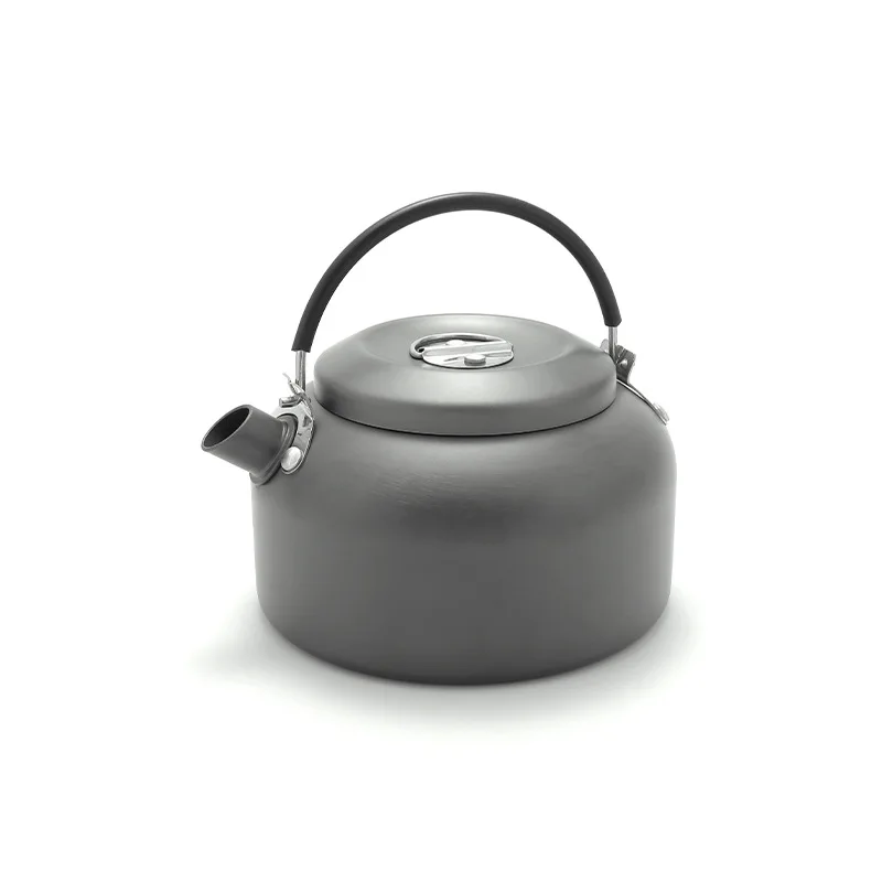 Outdoor camping kettle 1.4L household teapot camping large kettle portable camping aluminum kettle