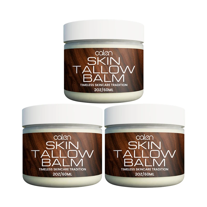 Oalen Private Label 60Ml 100% Natural Handmade Moisturizing Smooth Skin Whipped Beef Tallow Balm