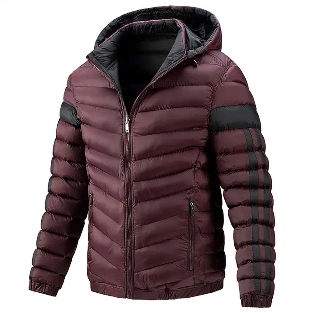 Factory manufacture OEM Custom Logo puffer Jackets Men Outdoor Plus Size Windproof nylon/polyester Jacket for Men wholesale