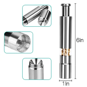 Modern Salt and Pepper Grinder Set Pepper Grinder Bottle Black Wood Ceramic Color Independent Design Feature Material Origin ZHE