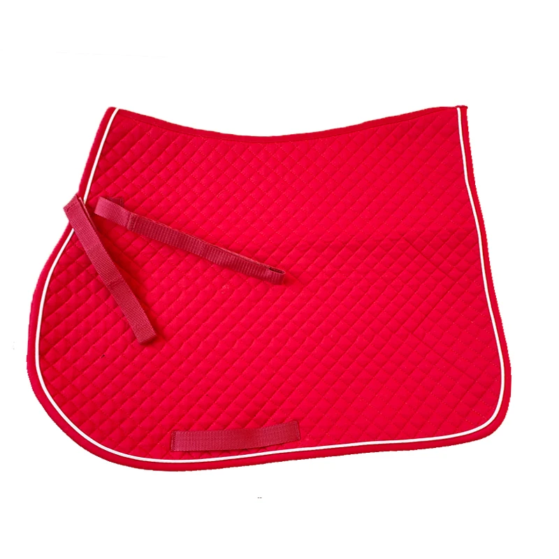 Breathable Horse Riding Protective Cotton Cushion Saddle Pad Sweat Absorbing Horse Riding Show Soft Equestrian Saddle Cover Pad