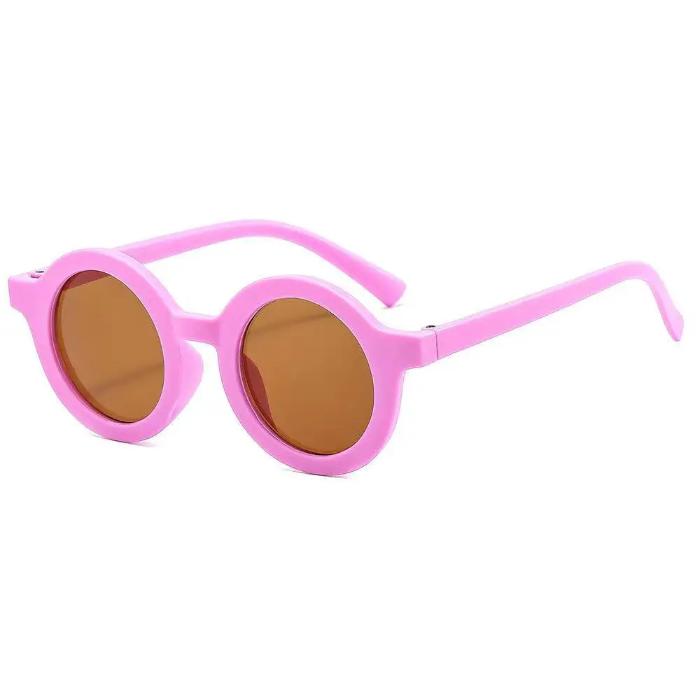 8128 Toddler Children Beach Baby girls Sunflower Sunglasses Plastic Frame Round Character Eyeglasses Kids Sun Glasses