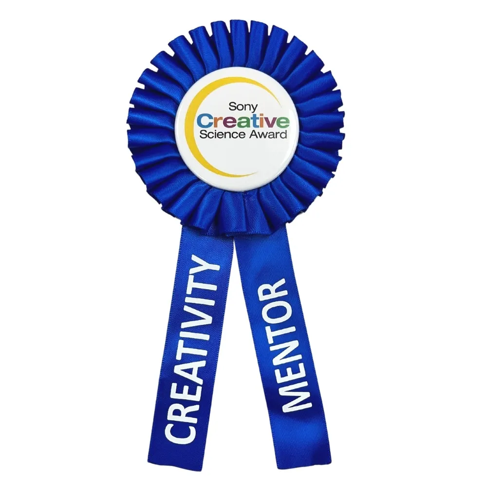 school event custom blank rosettes ribbons awards