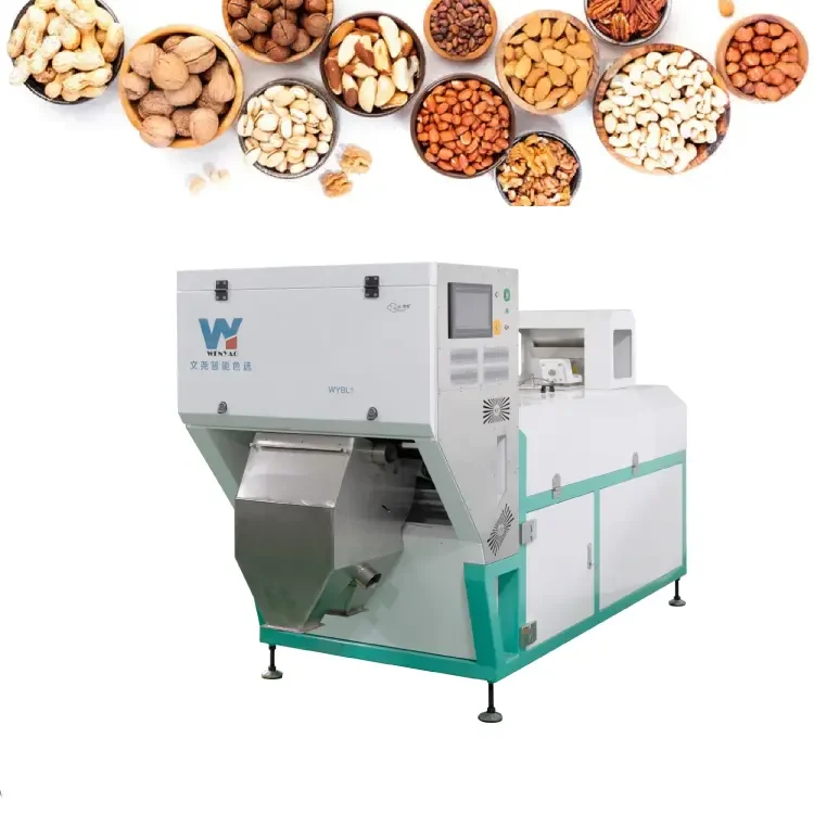 Pixel Vision CCD Colour Peanut Macadamia Nuts Pistachio Peeled Garlic Color Sorting Machine
