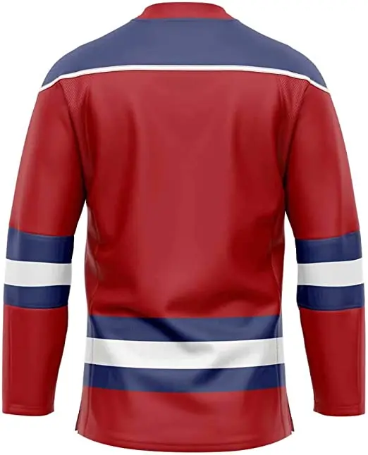 Professional Production Sublimation Printed Ice Hockey Jerseys Ice Hockey Jersey Custom Team Men Ice Hockey Uniform