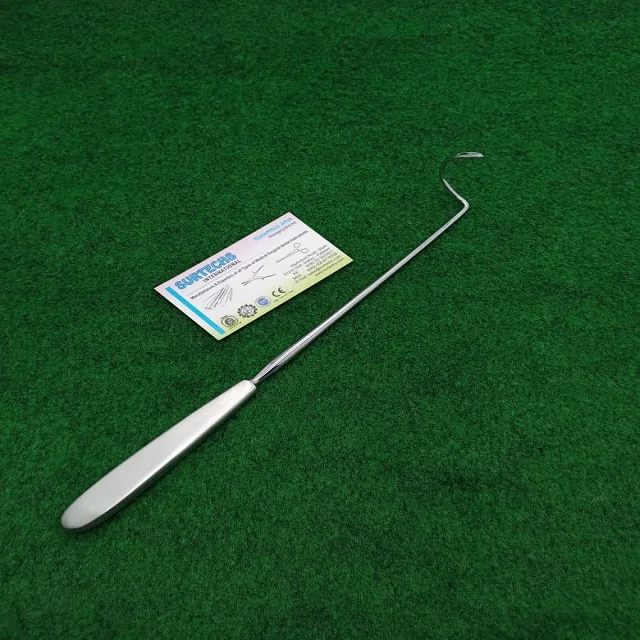 Stainless Steel Deschamps Ligature Needles Blunt & Sharp Suture Surgical Instrument 28 cm