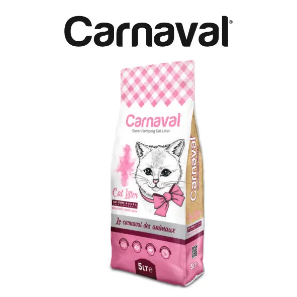 High Quality and Super Clumping bentonite Cat Litter Unscented For Pet Cat 0,6-2,25 Mm (5 Lt)