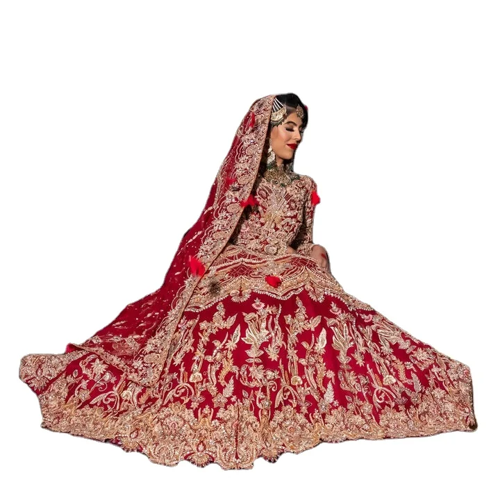 Pakistani Customise Suit Latest Fully Heavy Embroidered Ada Work Hit Collection Full Sleeves Dress for Muslim Wear