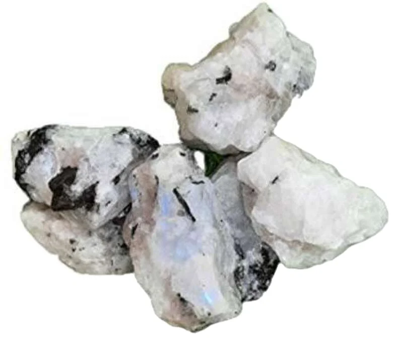 Wholesale High Quality Natural White Rainbow Moonstone Rough Crystal Healing Moonstone Raw Gemstone For Energy And Decoration