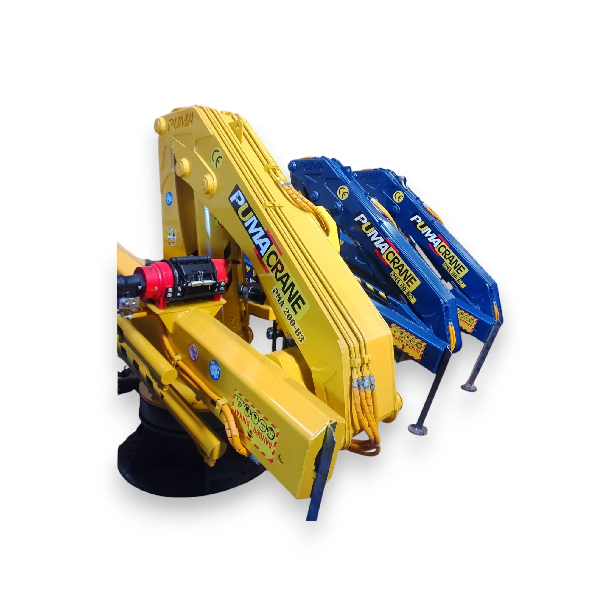 Puma Crane Best Quality 3 Ton 7 Ton Top Hydraulic Knuckle Boom Marine Ship Deck Crane Work Construction Industries Seller Turkey