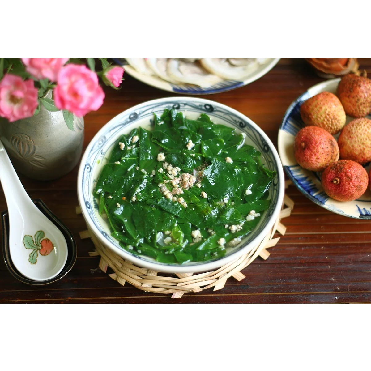 Freeze Dried Soup Block No Synthetic Colours Fresh Delicious Convenient Home Cooking Katuk Soup With Straw Mushroom