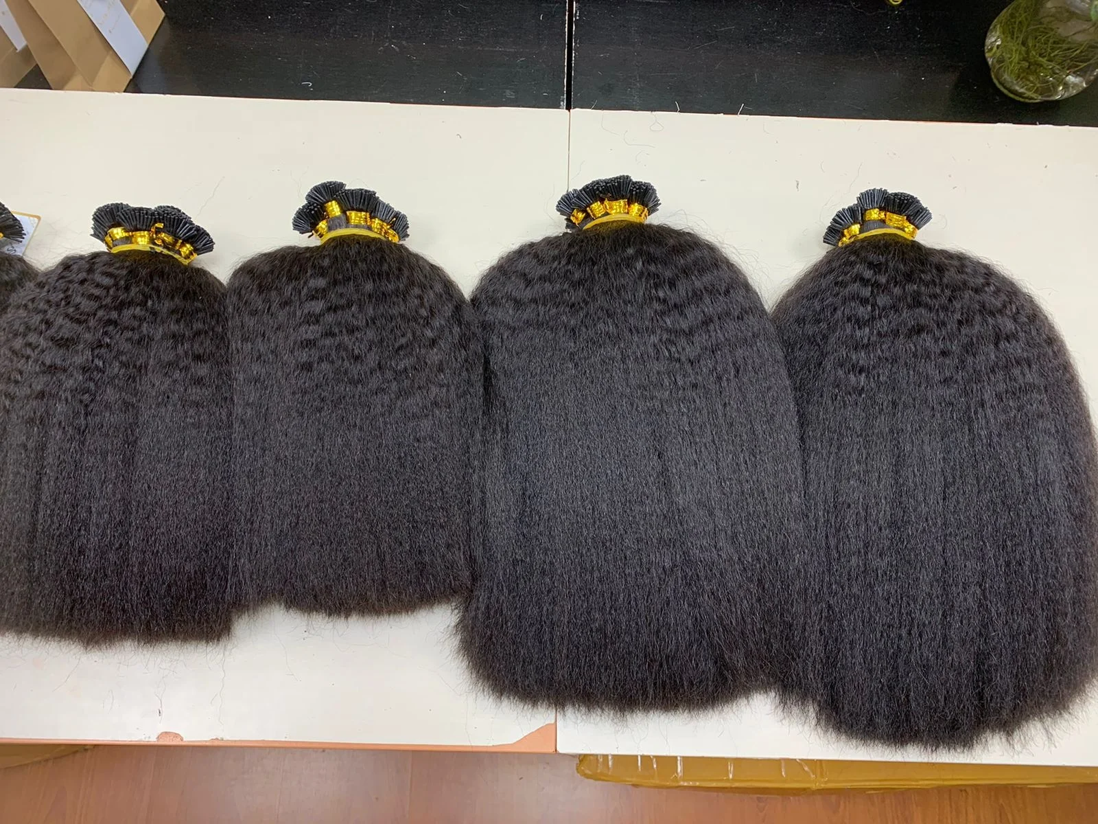 Popular Manufactory Wholesale Long Lasting Russian Human i tip Hair Balayage Ombre Color I tip