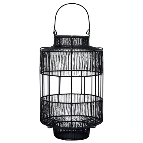 Elegant New Design Home Decorative Metal Wire Lantern Wholesale Designer Handmade Unique Metal Colorful Glass Decoration 2024