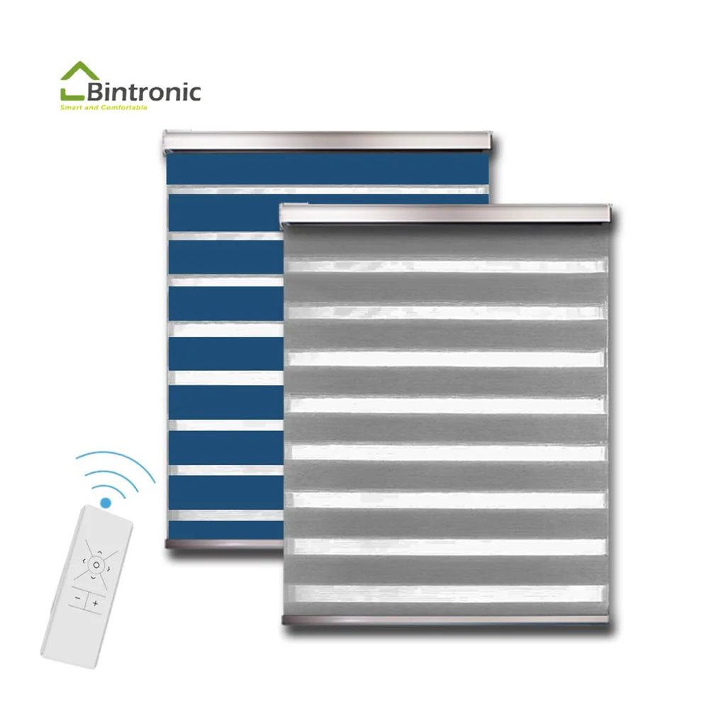 Taiwan remote smart curtain electric motor blinds for school window