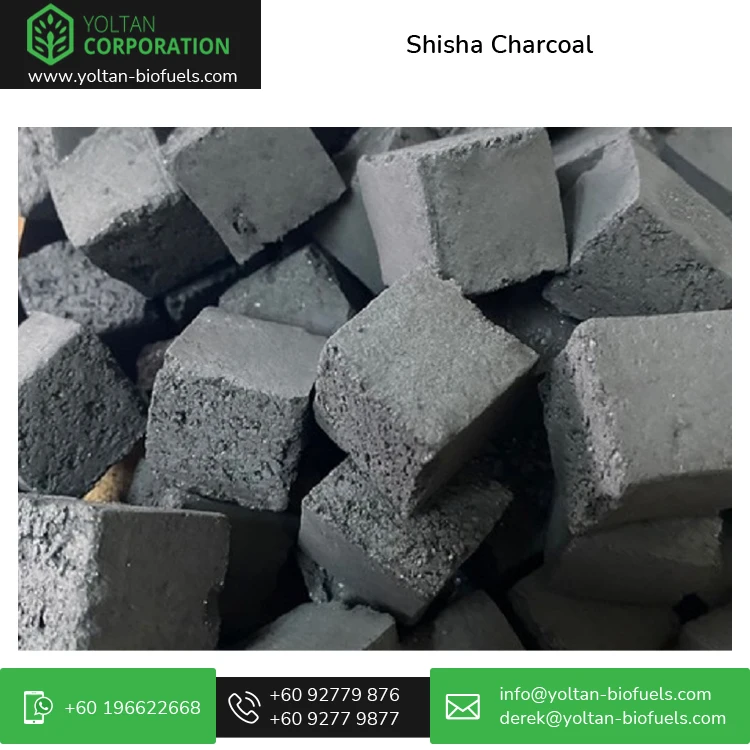 High in Heat 100 % Coconut Shell Hookah / Shisha Charcoal at Best Best Market Price | OEM Supply Available