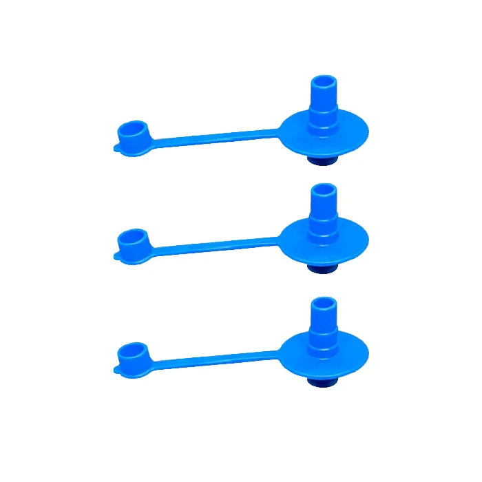 Drainage Port Blue Color Medical Supplies Disposable to use for bags for drainage