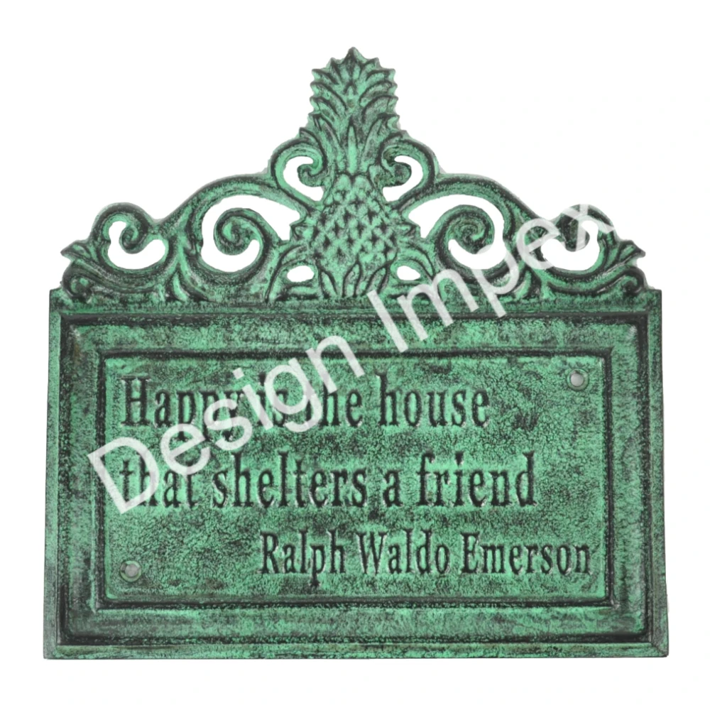 Customization Acceptable Cast Aluminum Wall Plaque American Accessories INSANE ASYLUM [Please Enter With Caution] General Sign