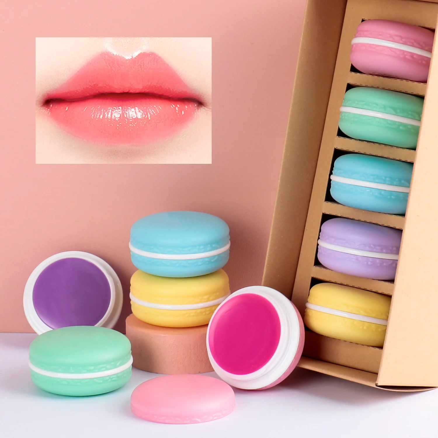 Cute Fruit Flavored Vegan Lip Lightening Hydrating Natural Lip Balm New Custom Logo Manufacturers