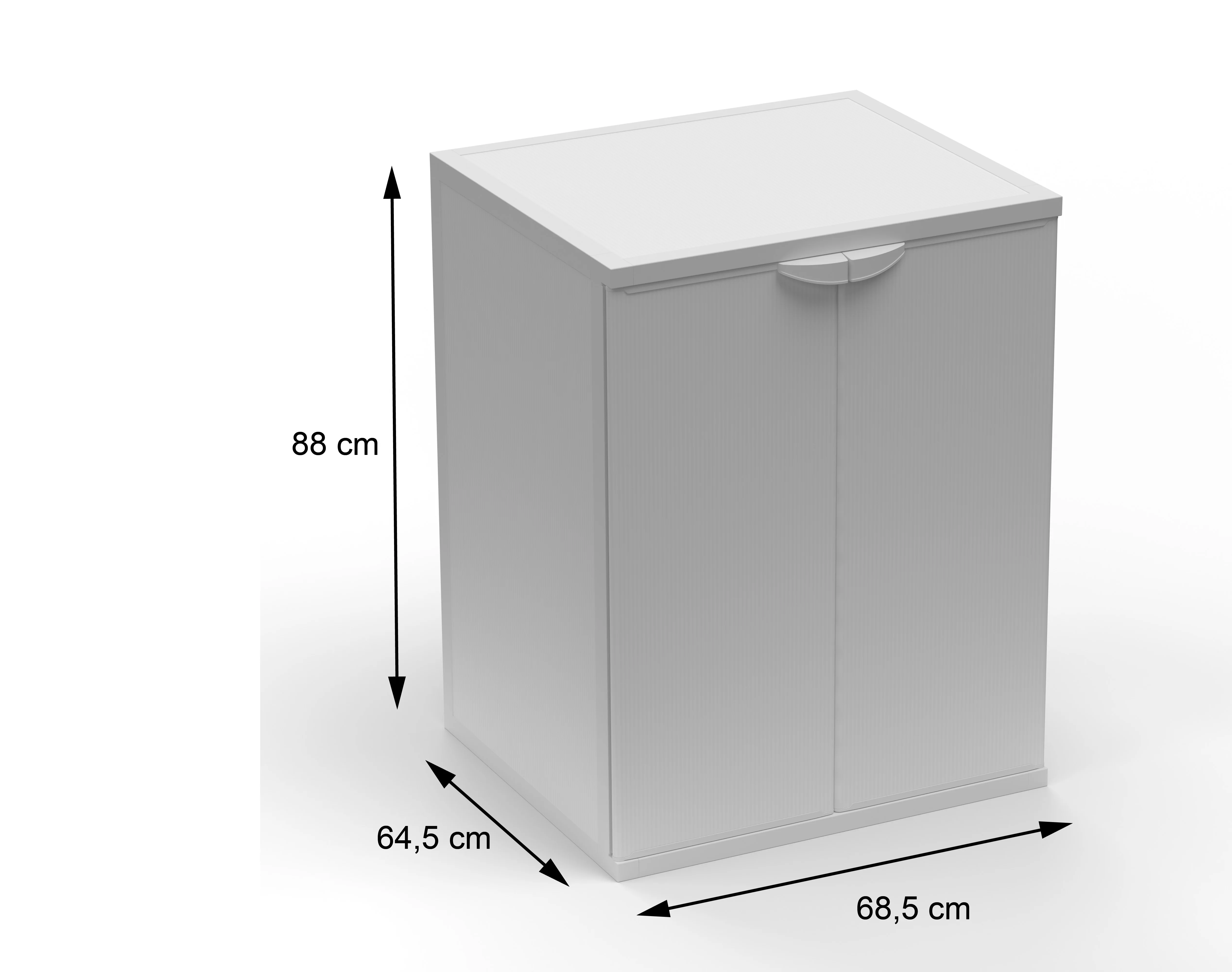 High Quality Modern Design PVC Laundry Machine Cover Cabinet Easy to Assemble for Indoor Use Made in Italy for Wholesale Export