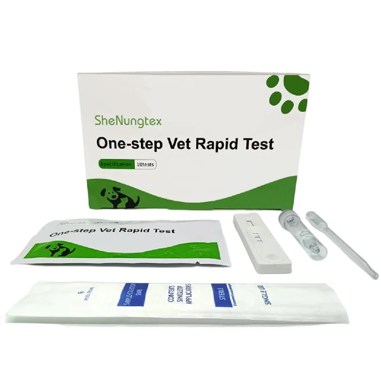 Quick one-step detect veterinary rapid test cassette Brucella Ab animal rapid test kit  for vet use