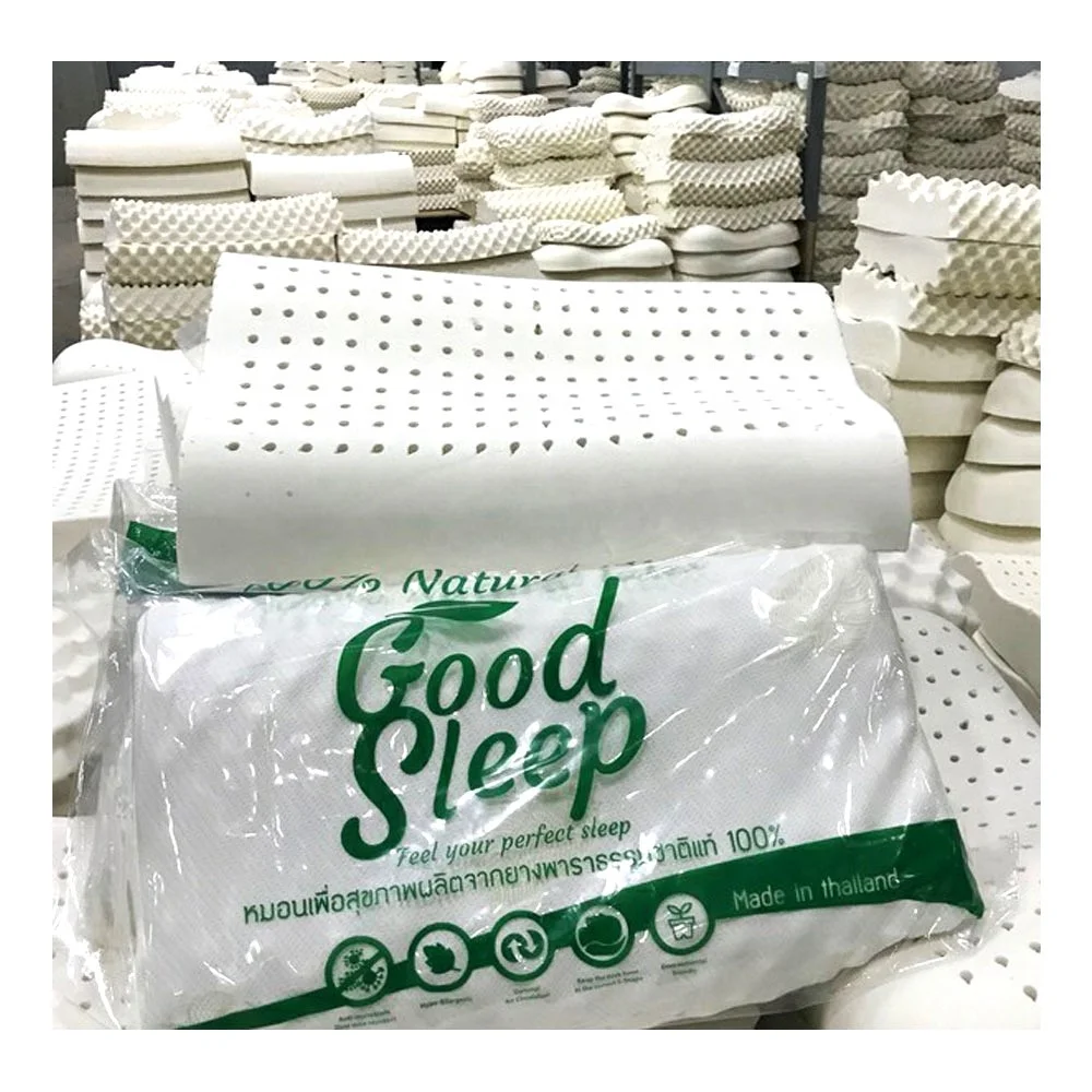 Thailand Best Price Contour Shape Latex Pillow Premium 100% Natural Health Care Bedding Sleep