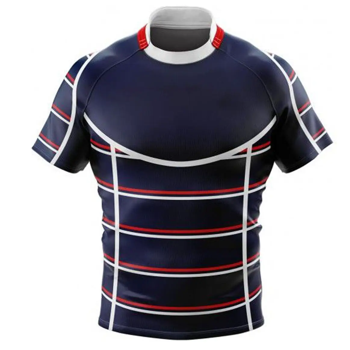 High Quality 100% Polyester Rugby Uniform With Custom Team Logo New Arrival Rugby Uniform High Quality Rugby Uniform
