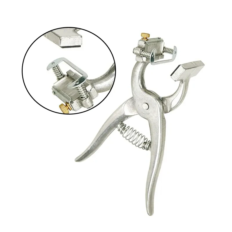 New Arrival Stainless Steel Animals Tattoo Plier Veterinary Instruments Ear Tattooing Pliers For Animal Veterinary Tattoo Pliers