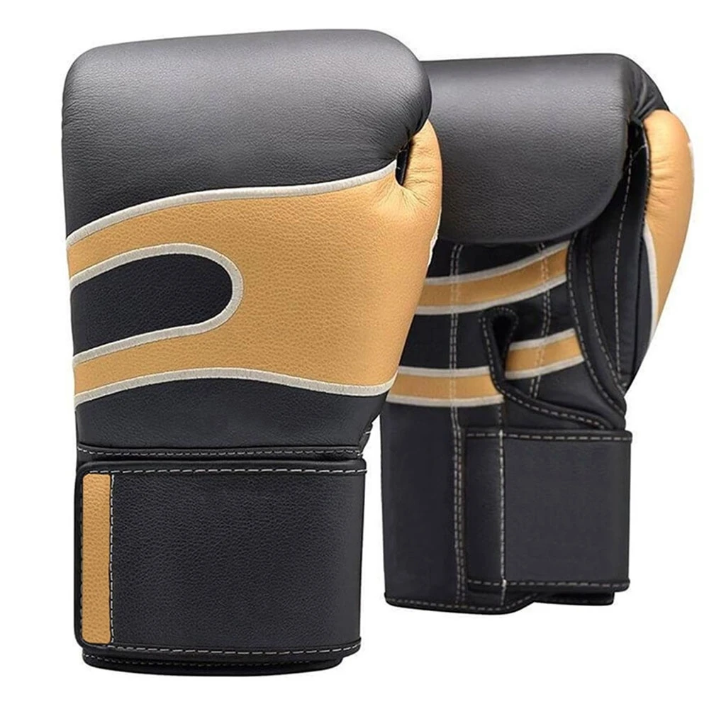 Custom Made Kickboxing Fight Gloves PU Leather Boxing Training Gloves Kids Sizes 6oz 8oz 12oz 14oz 16oz Outdoor Sport Scene