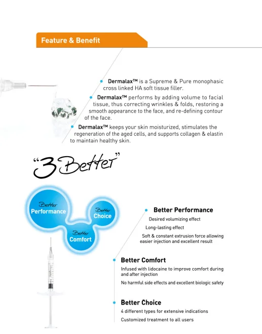 REVOLAX DERMAL FILLER HYALURONIC ACID