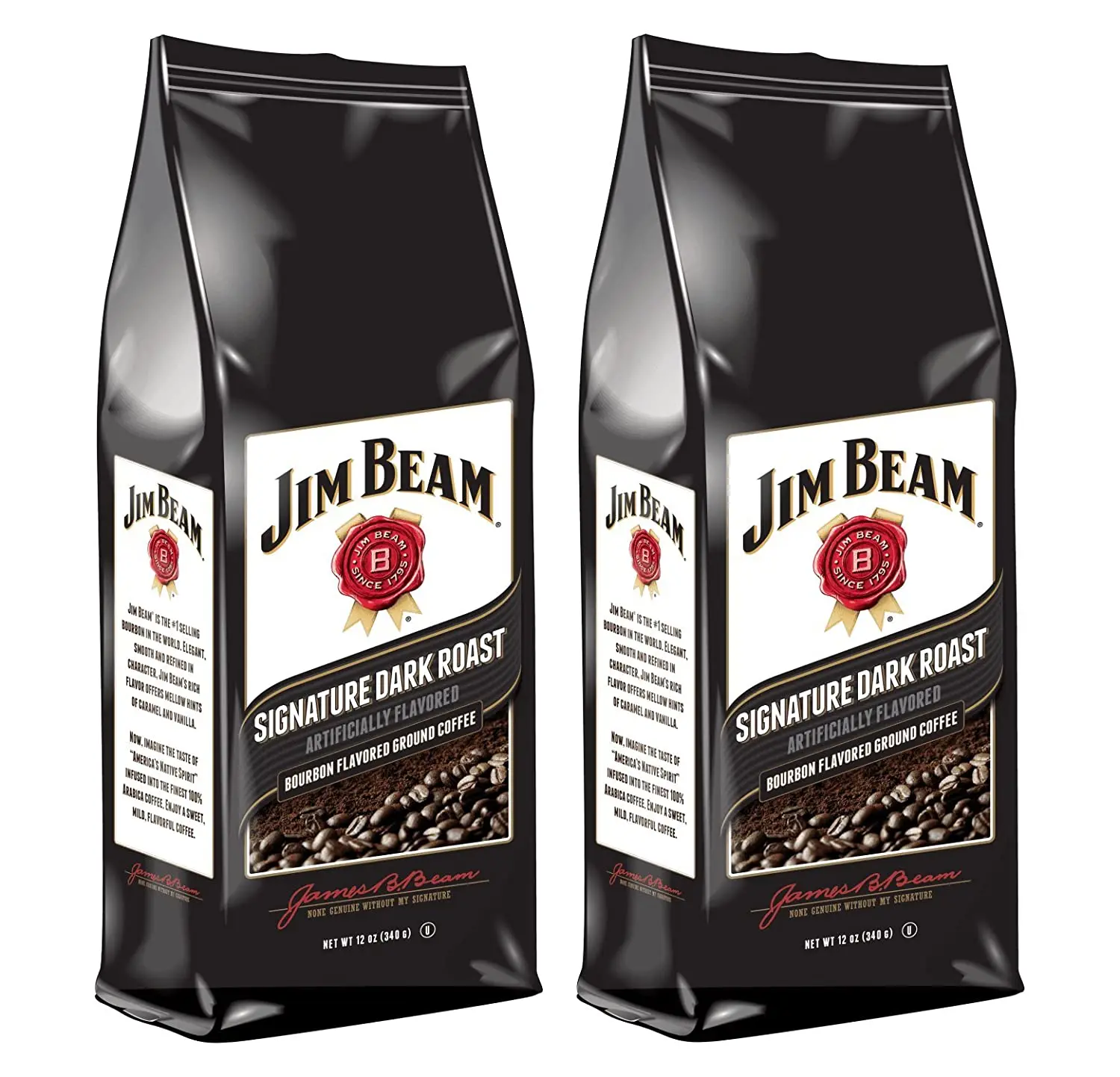 Оригинальный кофе Jim Beam с ароматом Бурбона, 18 чашек, совместим с Keurig 2,0