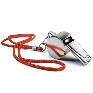 Quality Police-man Metal Whistle Referee Metal Whistle Sports Training Coa-ch Iron Whistle With Cords