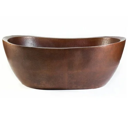 Отдельно стоящая Ванна для ног из чистой твердой меди с античным дизайном идеально подходит роскошного отдыха и комфорта в ванной комнате