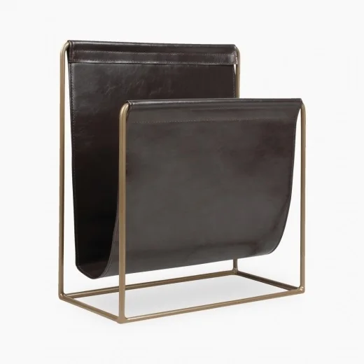 High quality cheap magazine rack metal display black leather magazine rack store newspaper metal display stand For Hot Sale