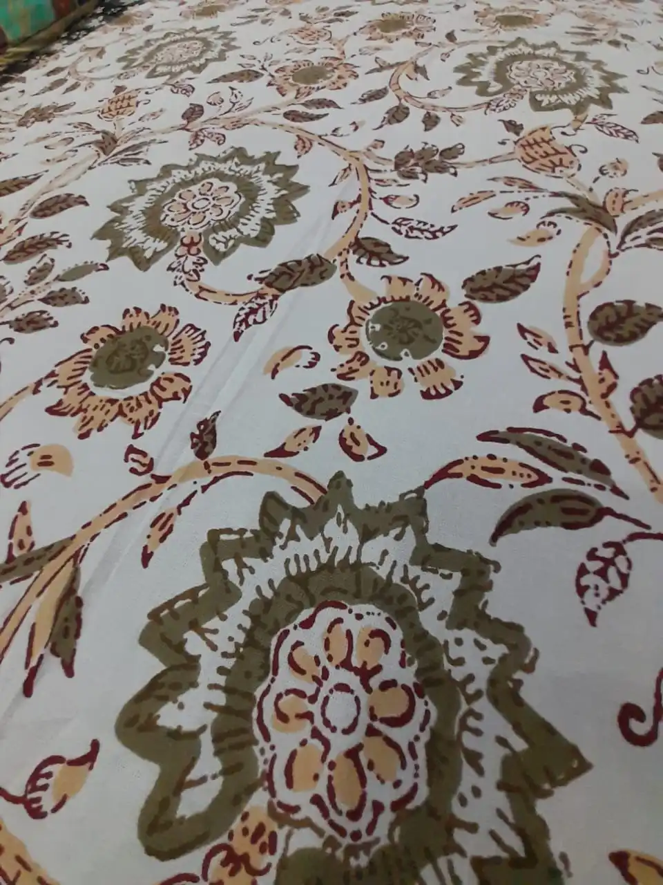 Indian Block Print Cotton Tablecloth, Floral Table Cloth for Dinning Table beautiful printed Dinner Table Decor Factory Price