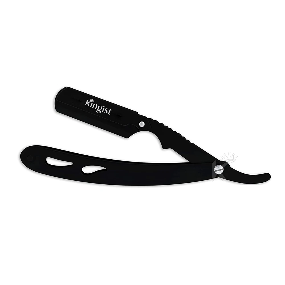 Barber Razor Stainless Steel Custom Logo Single Blade Shaving Razors High Quality Cut Throat Barber Shaving Razor