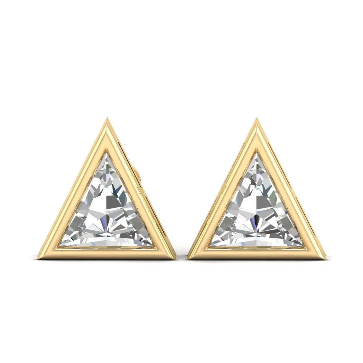 REYES New Design Custom Fine Jewelry 925 Sterling Silver Lab Grown 1.91 Carat Diamond Earrings fro Women Anniversary Gifts