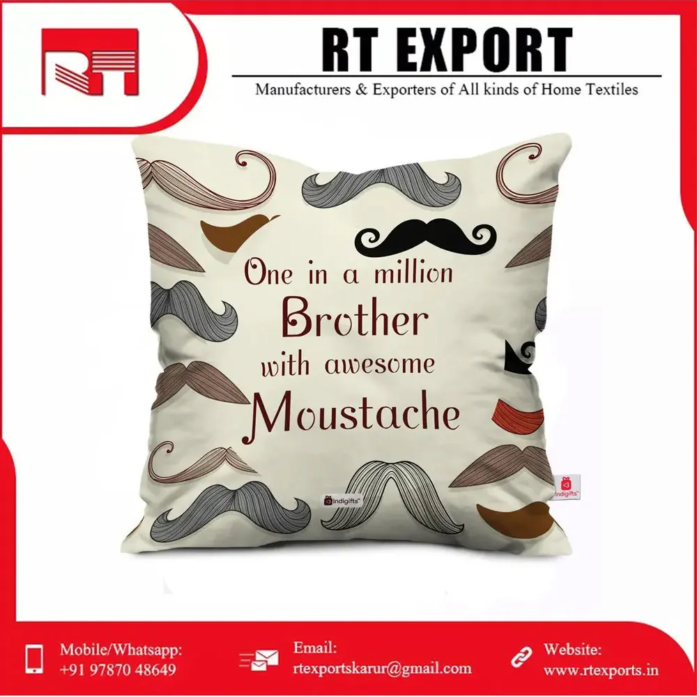 Latest Design Decorative 100% Pure Cotton Customized Home Decoration Pillow Cases Pillow Cover