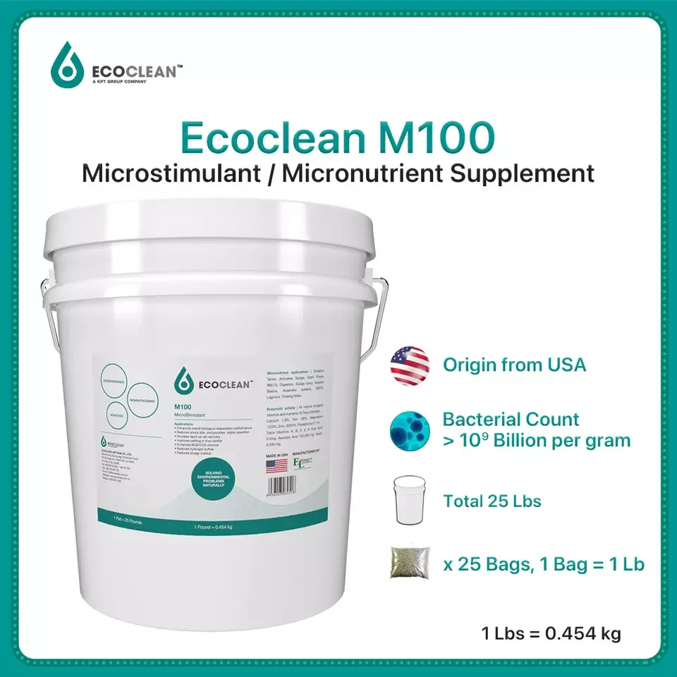 Топ, очистка сточных вод, комплексная разработка, 5 миллиардов биологических пробиотиков УКР/грамм для борьбы с лишением сточных вод и проблемой с лагуной