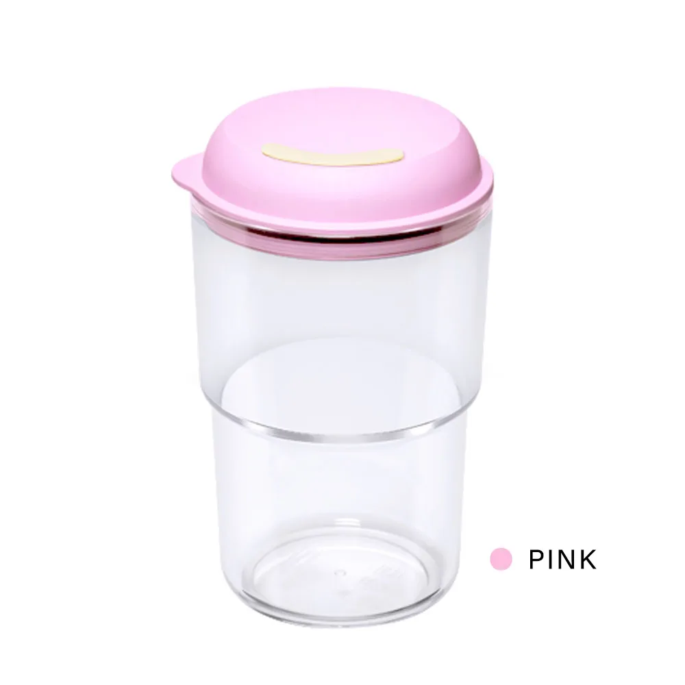 [Made in Korea] Plastic Hot/Cold Reusable Cup with Lid - 500ml (17oz)