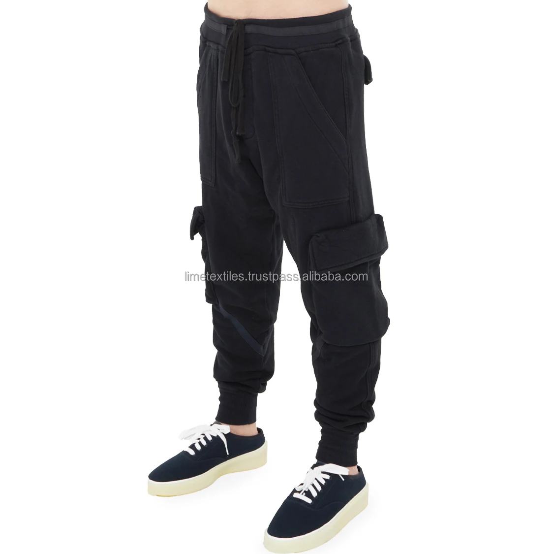 Factory Wholesale Men Cargo Trousers Man Streetwear Hip hop Long Pants Khaki Track Jogger Pants With Multi-pocket