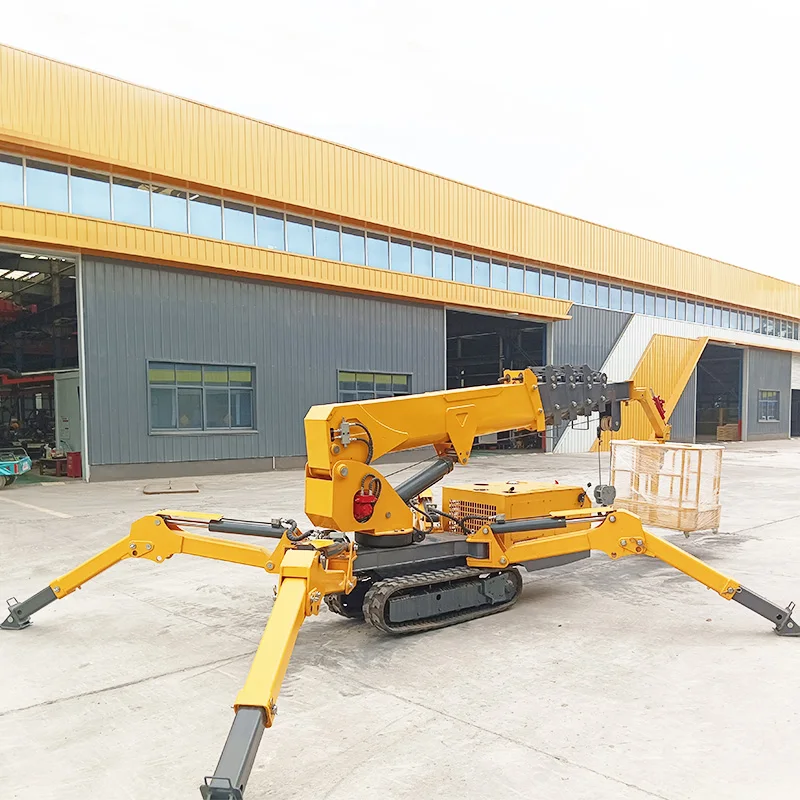 High Quality Crawler Lifter 3 5 8 10 Ton Heavy Tracked Cranes 8t Construction Mobile Spider Crane