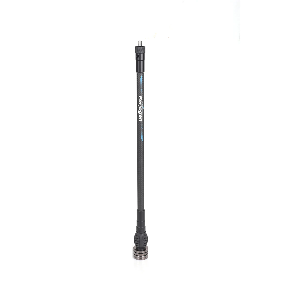 Archery 3K Carbon Shaft Bow Stabilizer 14mm Diameter Shock Absorber Rod with Weights and Damping System for Compound and Recurve
