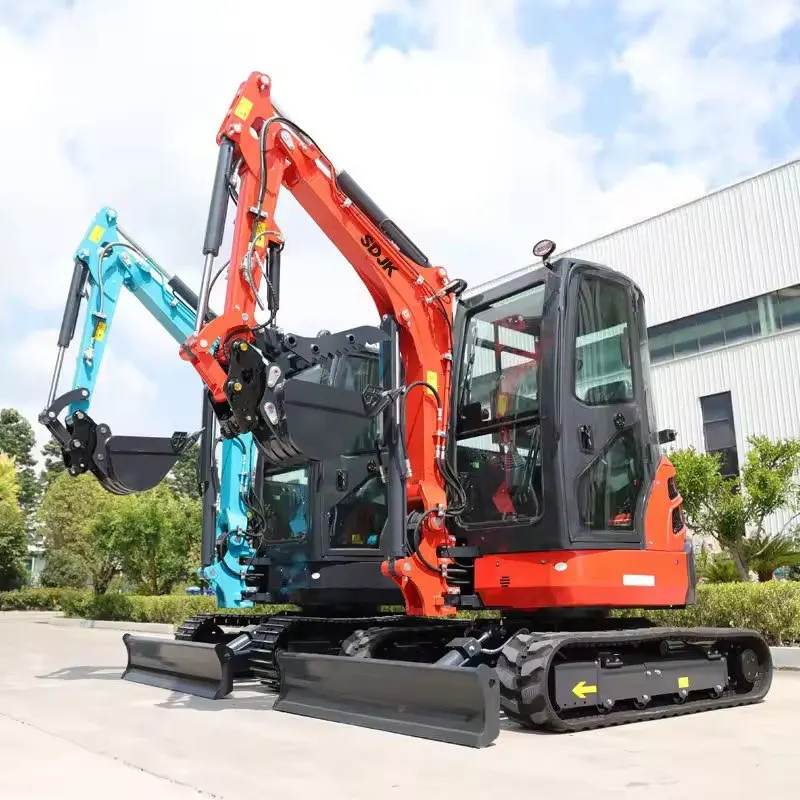 Mini Excavator Digging Machine for Sale New Excavator Price 0 8 Ton 1 Ton 2 Ton 3 Ton Max UNIQUE Clearance Cylinder Power Engine