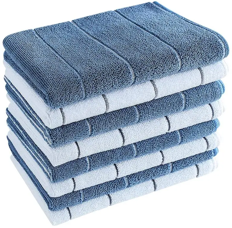 Microfiber Custom Kitchen Towels Soft and Solid Color Dish Towels