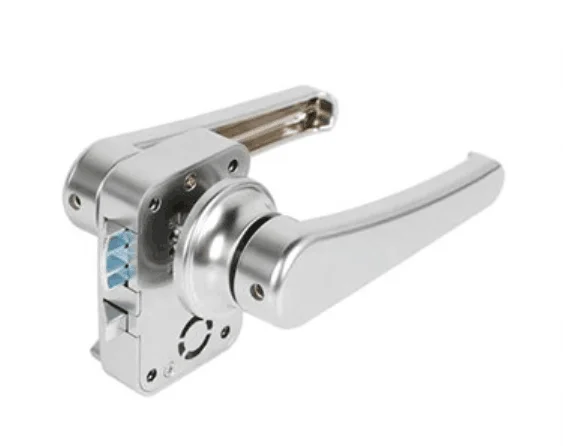 YH1475  Door Lock Indicator Toilet Privacy Partition  Latch with Handle Bathroom lock Twist Turn Lock Polished Chrome